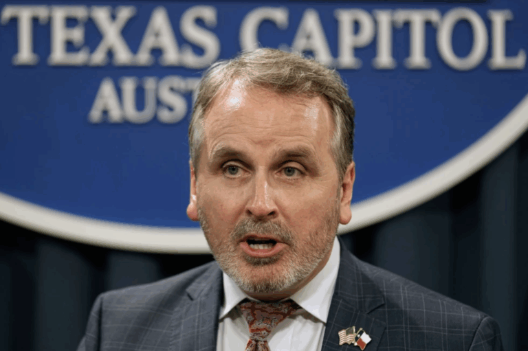 Texas State Sen. Bryan Hughes, R-Mineola, speaks during a news conference at the Texas Capitol in Austin, Texas, June 7, 2023. (AP Photo/Eric Gay, file)